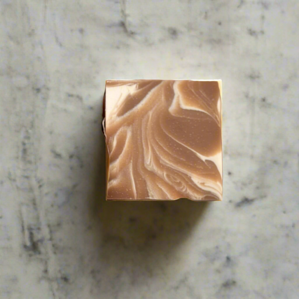 Wholesale Brown Vanilla Bean Soap Loaf - cut into 9 bars
