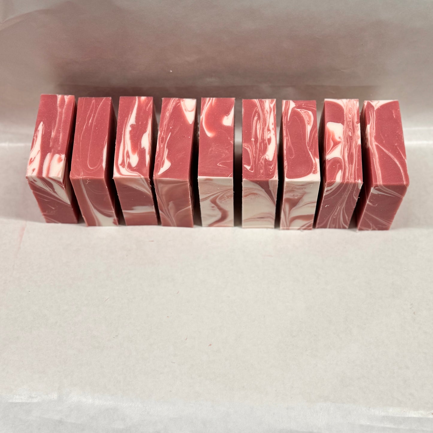 Wholesale Honey Rose Soap Loaf - cut into 9 bars
