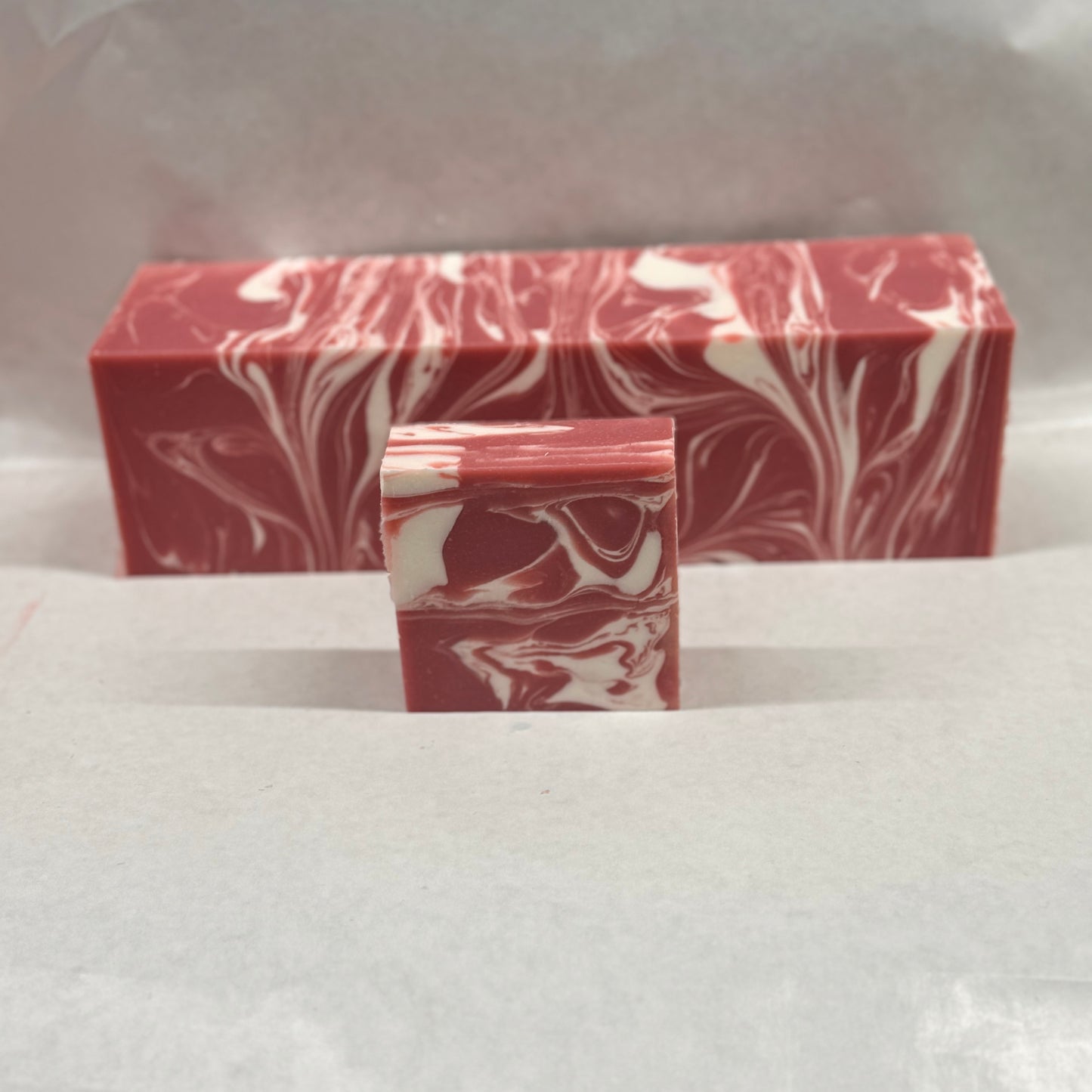 Wholesale Honey Rose Soap Loaf - cut into 9 bars