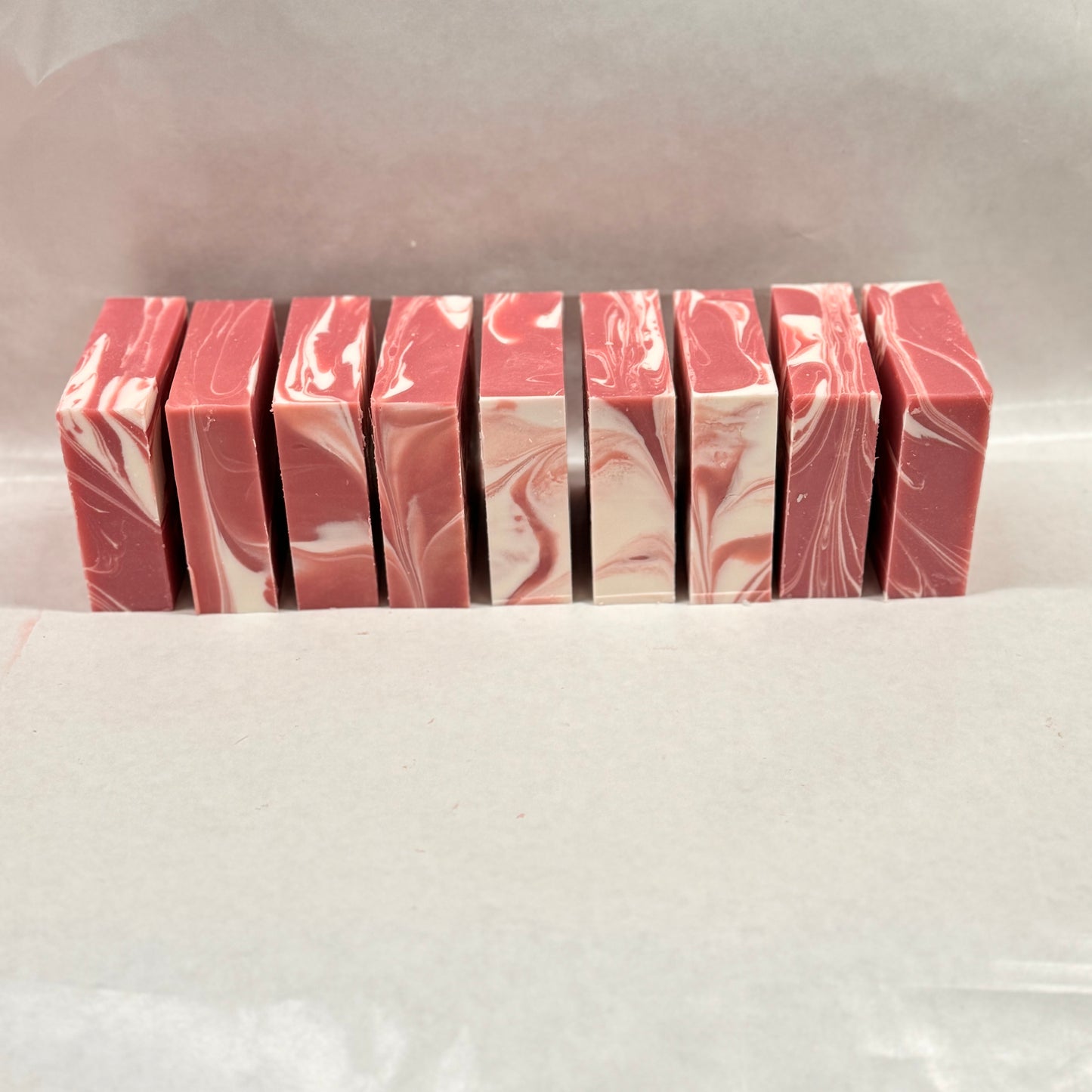 Wholesale Honey Rose Soap Loaf - cut into 9 bars
