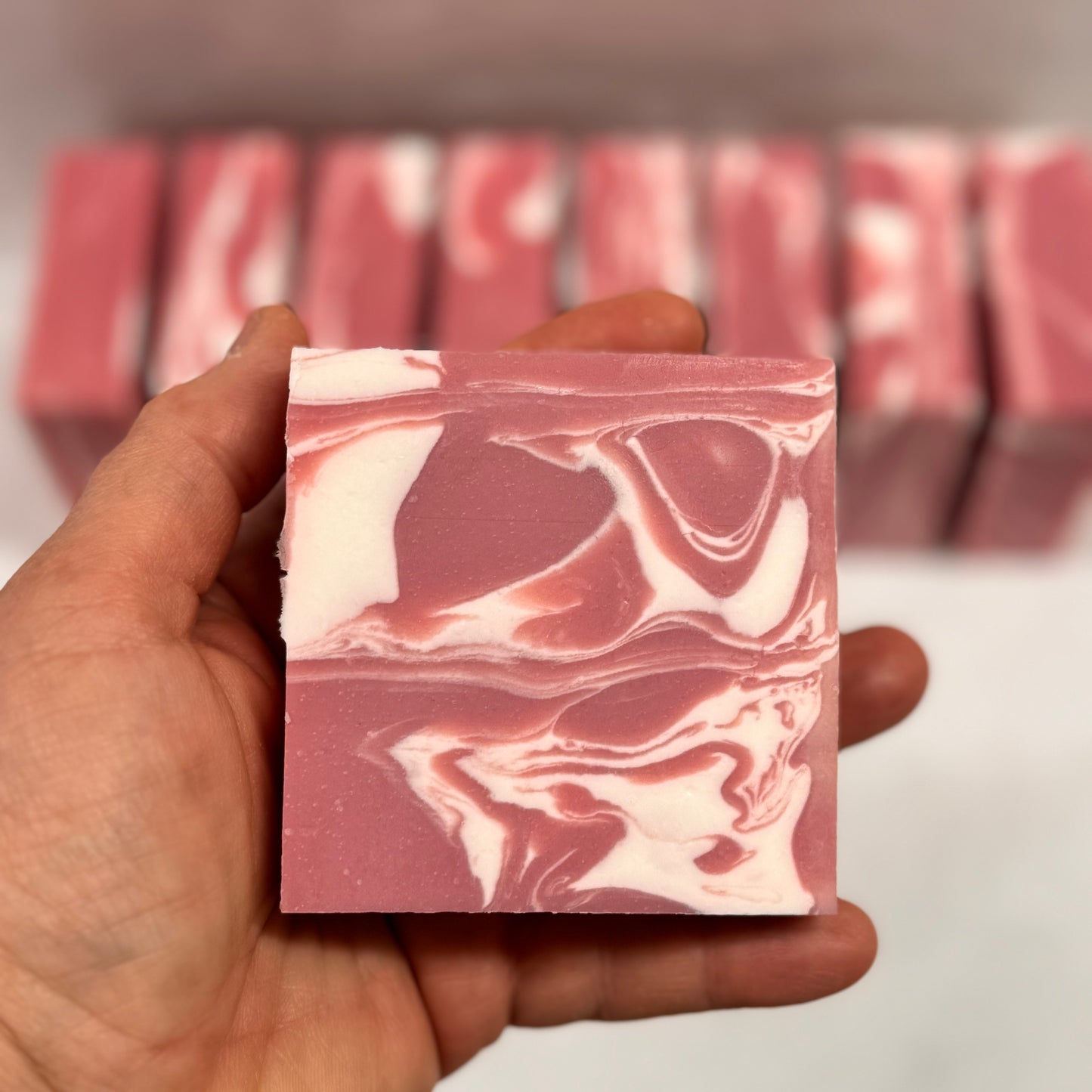 Wholesale Honey Rose Soap Loaf - cut into 9 bars