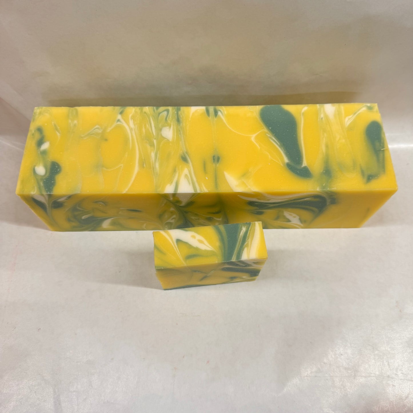 Wholesale Lemon Soap Loaf - cut into 9 bars