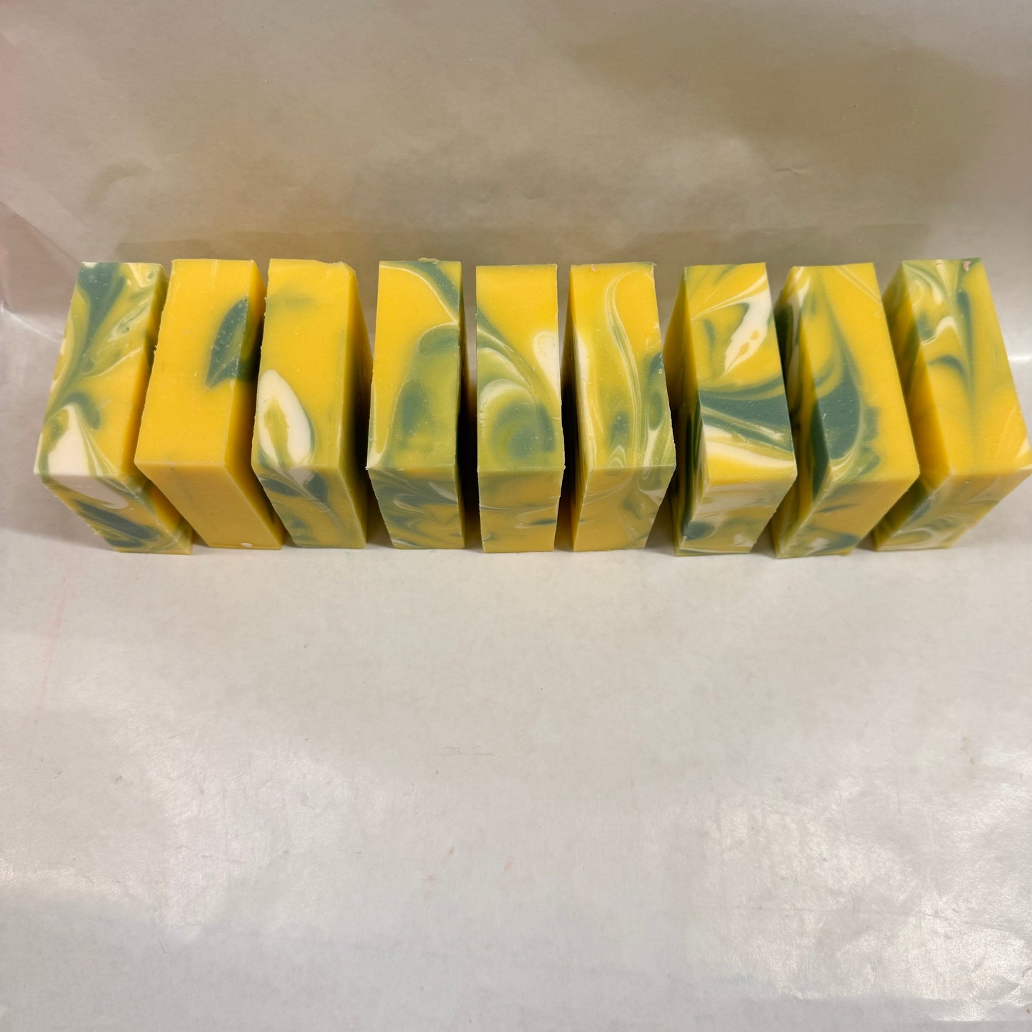 Wholesale Lemon Soap Loaf - cut into 9 bars