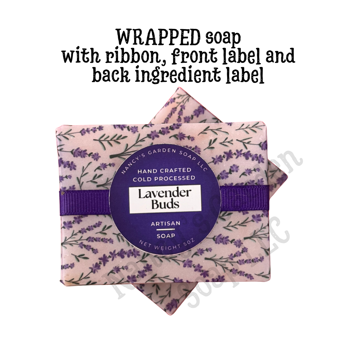 Lavender Buds Full Size 5 oz Soap Bar