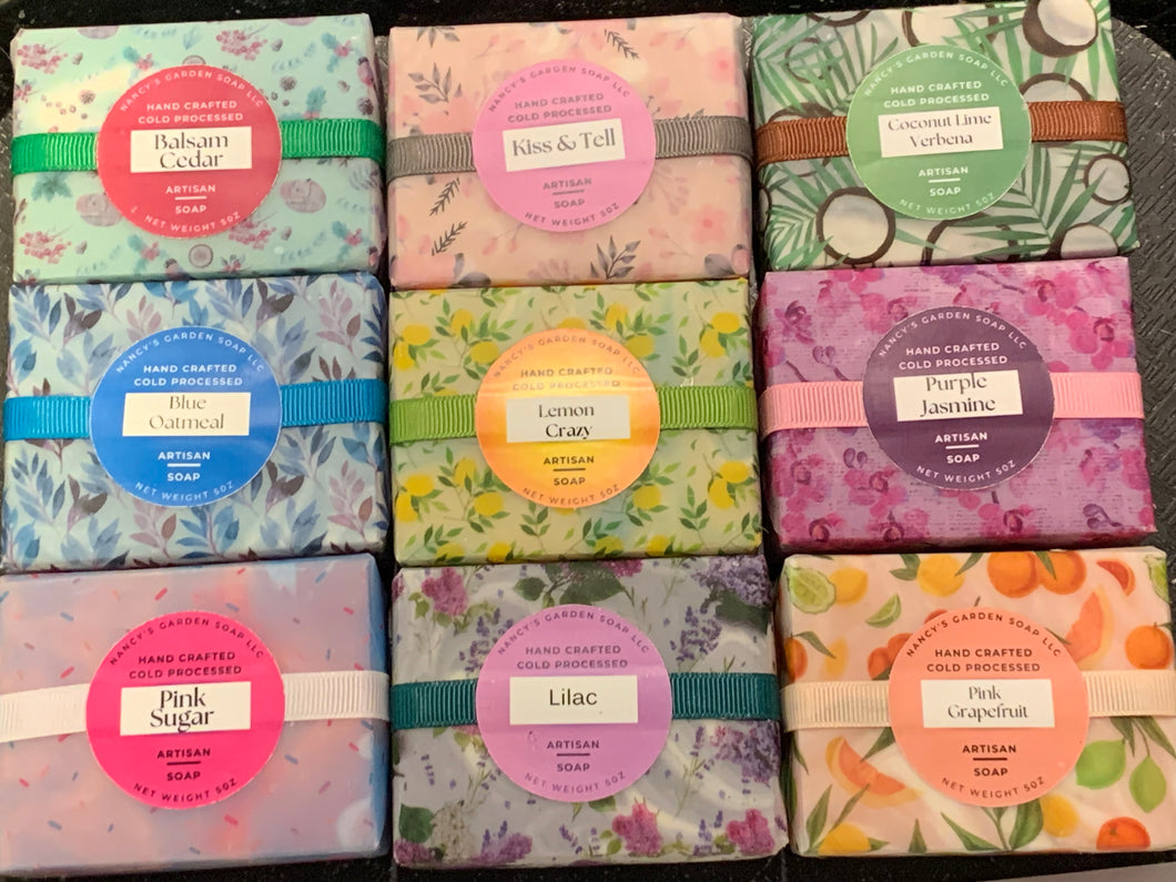 CUSTOM Wholesale 200 full size, wrapped soap bars for Michelle